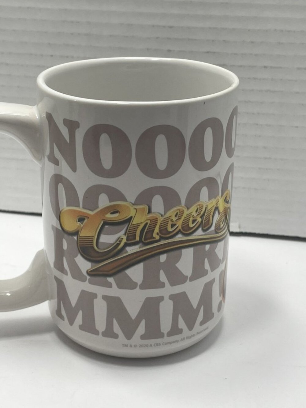 CHEERS Norm Norman Ceramic Coffee Mug Cup TV Show Boston Bar Sitcom Graphic - Picture 5 of 9